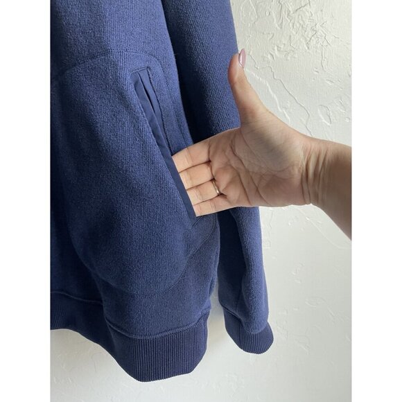 Under Armour Loose Fit Blue 1/4 Zip Fleece - Picture 6 of 8